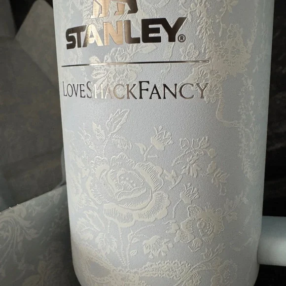 Limited edition Love Shack Fancy Stanley in Tuscana Toile Aspen Blue NWT - Picture 2 of 4
